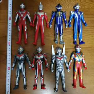 ウルトラマンノア メビウス マックス ヒカリ ネクサス ジュネッスブルー 等 ウルトラヒーローシリーズ ソフビ フィギュア セット