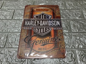 ブリキ看板 20×30cm ハーレー HARLEY-DAVIDSON アメリカンガレージ アンティーク 雑貨 ★TINサイン★ 