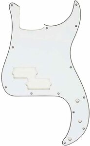 Fender フェンダー Mexican Precision Bass Pickguard 13-Hole 3-Ply White メキシコ製 プレシジョン・ベース プレベ用 ピックガード 純正