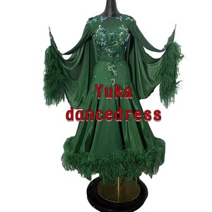 NEW 社交ダンスドレス・モダンドレス・スタンダードドレス オーダーメイド、最高品質modern-733