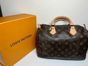 【1円〜】LOUIS VUITTON ルイヴィトン モノグラム スピーディ30 ハンドバッグ トート ミニボストンバッグ ブラウン系