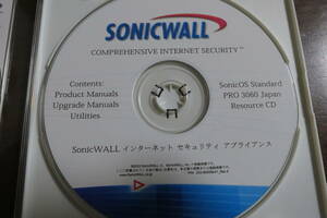 SONIC WALL Sonic OS Standard　Pro　3060　Japan　Resource CD