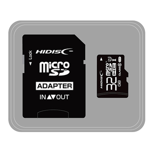 HIDISC microSDHCカード 32GB CLASS10 UHS-1対応 高速転送 Read70 SD変換アダプタ付き HDMCSDH32GCL10UIJP3