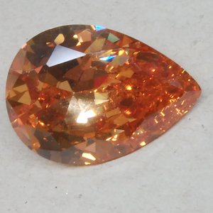 [45.92 ct] 合成シャンパンゴールドサファイア ピアシェイプドカット ルース 宝石 ジュエリー