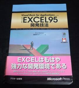 『Visual Basic for ApplicationsによるEXCEL95開発技法』　ディスク付