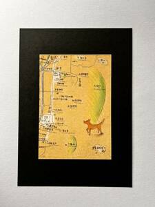 【山本容子の複製銅版画（印刷）】≪京の散歩道≫　