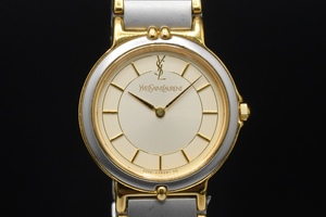 YVES SAINT LAURENT CITIZEN Ref：2200-228481 イヴサンローラン シチズン ステンレス コンビ クォーツ レディース 2針 ■24028