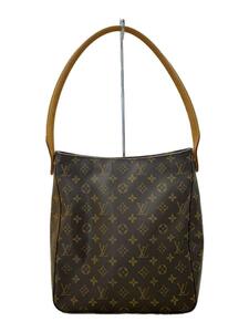 LOUIS VUITTON◆ルーピングGM_モノグラム・キャンバス_BRW/PVC/BRW