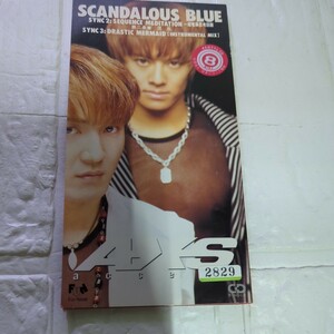 【８ｃｍ】 ＳＣＡＮＤＡＬＯＵＳ ＢＬＵＥ／ａｃｃｅｓｓ　レンタル落ちです