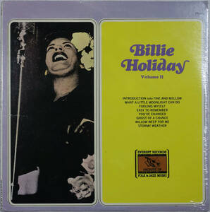 ◆BILLIE HOLIDAY/VOLUME II (US LP/Sealed) -Lester Young, Mal Waldron, Gerry Mulligan, Coleman Hawkins, Charlie Mingus