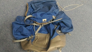 ■静岡讃嶺荘 バックパック アウトドア用品 レトロ キャンプ カバン 鞄 かばん デッドストック ■159