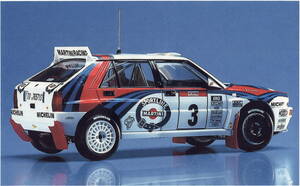 ハセガワ　 ランチア　 スーパーデルタ 　1992 WRCメイクスチャンピオンプラモデル　 CR-15　 1/24スケール