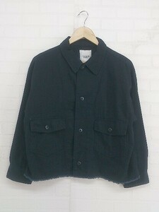 ◇ Te chichi TERRASSE テチチ テラス 長袖 ジャケット サイズF ブラック レディース P