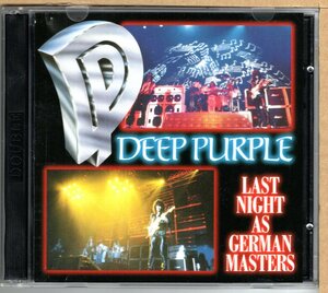 【中古CD】DEEP PURPLE / LAST NIGHT AS GERMAN MASTERS