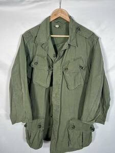 実物　ベトナム戦争　1st Model ジャングルファティーグ　ジャケット　袖口なし　中古品　放出品　レア品　アメリカ軍　NAM戦