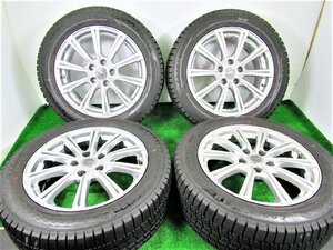 【グッドイヤー ICENAVI 8】215/55R17 2022年製　17x7J +38 5穴 PCD114.3　中古スタッドレス 4本【宮城発 送料無料】MYG-A5088