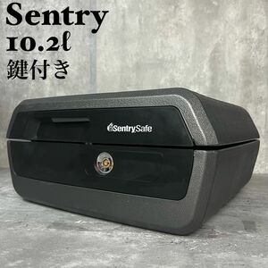 SENTRY 金庫 収納ボックス 鍵付き 10.2L チューブラーキー ブラック CHW30200