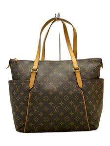 LOUIS VUITTON◆1)トータリーMM_モノグラム・キャンバス_BRW/PVC/BRW/総柄