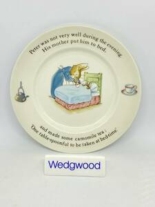 ＊レア＊ WEDGWOOD ウェッジウッド ＊RARE＊ PETER RABBIT 17cm Kids Plate ピーターラビット 17cm キッズ 皿 *M336