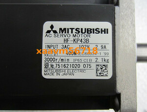 新品　MITSUBISHI/三菱電機 　HF-KP43B　 サーボモーター 【保証付き】【送料無料】