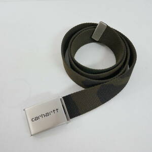 【1円】良好 国内正規 Carhartt WIP WORK IN PROGLESS カーハート CLIP BELT クリップベルト カモフラ 迷彩 ONE SIZE FREE