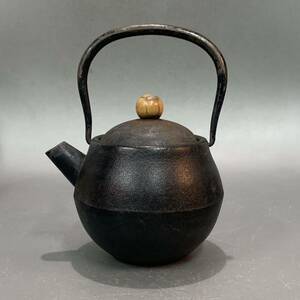 吼74） 鉄瓶　湯沸　煎茶道具　茶器　約908g　（0805R05072614）