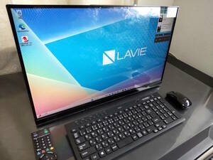 【美品：2020春モデル】超高速 M.2 SSD 512GB＋HDD 1TB/メモリ 16GB★23.8型 LAVIE Home All-in-one HA370/RAB #245a