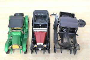 ▽ ?Matchbox?マッチボックス DUGU ドゥグー 1924 フィアット 509 / 1913 Cadillac キャデラック など3点セット ※ジャンク 外箱等欠品