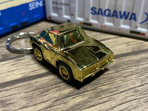 ●◎ダッジ・チャージャーR/T1969 金 キーホルダー◎●④オリジナル加工品 カーアクセサリー ミニカー ハンドクラフト ハンドメイド 雑貨