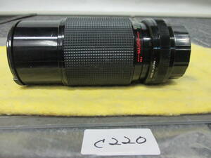 Ｃ220　　TEFNON テフノン H/D-MC ZOOM 1:4 f=80-200mm φ55 MACRO レンズ　　