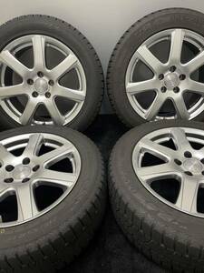 215/55R17 TOYO/OBSERVE GIZ2×3本/GIZ×1本 21年/22年 SPORTTECHNIC 17インチ 7.5J ＋37 112 5H スタッドレス 4本 アウディQ2 VW ビートル