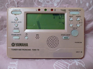 ★☆YAMAHA チューナーTDM-75＋GUITER チューナー GA-20　2点セット☆★