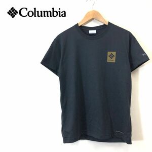 A596-F-N◆ Columbia コロンビア キングストンスロープ ショートスリーブ Tシャツ カットソー ◆ sizeS ポリエステル100 ブラック 古着