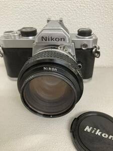 Nikon ニコン FM NIKKOR 50mm 1:1.2 一眼レフ フィルムカメラ ボディ レンズ ジャンク50mm f/1.2 マニュアルフォーカス 