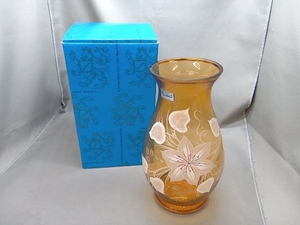 BOHEMIA LEAD CRYSTAL&KALI GLASS/ボヘミアグラス/花瓶