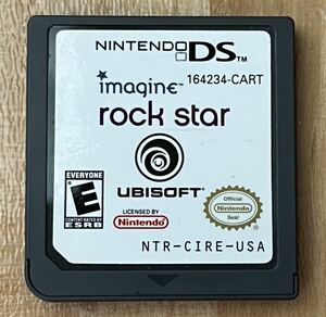 ◇imagine rock star DS ニンテンドーDS 中古DSソフト ニンテンドー 任天堂 Nintendo USA 海外版 ソフトのみ 