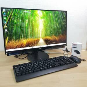 新品メモリ16GB搭載/美品/第7世代i7/HDD3TB/Webカメラ/Blu-ray/Office/スピード出荷/Win11/即使用可モニター一体型PC(D6448)