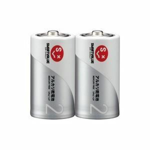 【新品】（まとめ）ジョインテックス アルカリ乾電池 単2×2本 N122J-2P【×10セット】