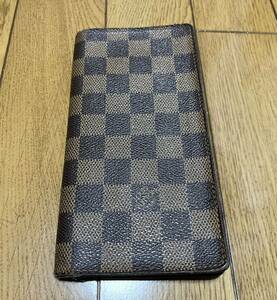 ルイ・ヴィトン 長財布 札入れ ダミエ ポルトカルトクレディ LOUIS VUITTON