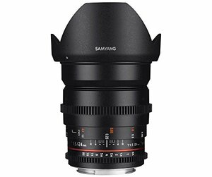 SAMYANG 動画用単焦点広角レンズ VDSLR 24mm T1.5 キヤノン EF用 フルサイ (中古品)