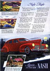 ◆1939年の自動車広告 ナッシュ　NASH　