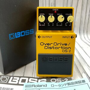 m002L D2(60) 動作品 BOSS ボス OS-2 Over Drive Distortion オーバードライブ ディストーション 音響機器 音響機材