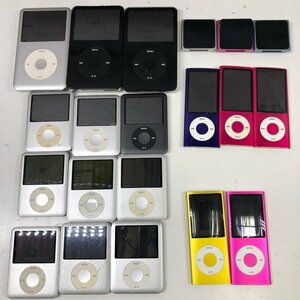 ジャンク 通電・初期化OK Apple iPod nano iPod classic 20台まとめ売り A1136/A1236/A1238/A1285/A1320/A1366 240305SK310634
