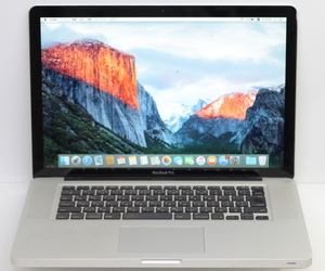 Apple MacBook Pro A1286(15-inch,Late2008)/Core2Duo 2.4GHz/4GBメモリ/HDD250GB/バッテリー正常/OS X El Capitan 10.11.6 #0513