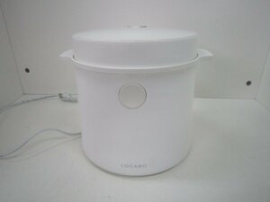 LOCABO　炊飯、蒸し器兼用　JM-C20E-W　2021年製　中古