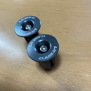 【グレー】litepro 22.2mmハンドル用 グリップエンド バーエンドキャップ