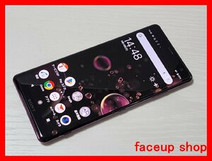 　★【40832WM】 ジャンク au SOV39 SONY Xperia XZ3 ボルドーレッド 1円 ! 1スタ !