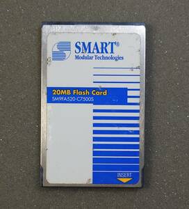 KN4681 【ジャンク品】 SMART 20MB Flash CARD SM9FA520-C7500S