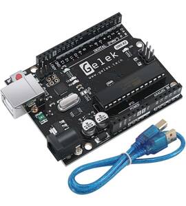 GELEK Arduino用UNO R3 マイコンボード Arduinoと互換 開発ボード ATmega328P + ATmega16U2