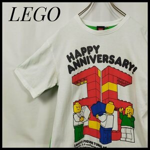 LEGO レゴ 半袖シャツ デカロゴ バックプリント ３５周年記念 キャラクターもの おもちゃ 玩具 ゆるだぼ 人形 激レア 一点もの